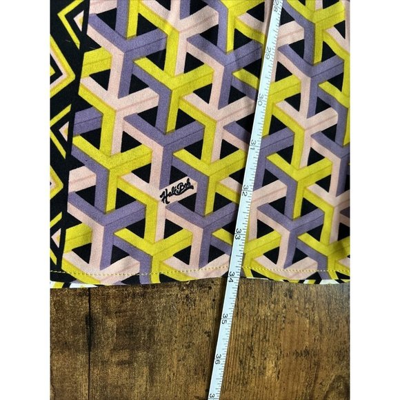 Hale Bob Colorful Silk Boho Artsy Print Shift Dress - Size XXS - Picture 10 of 12